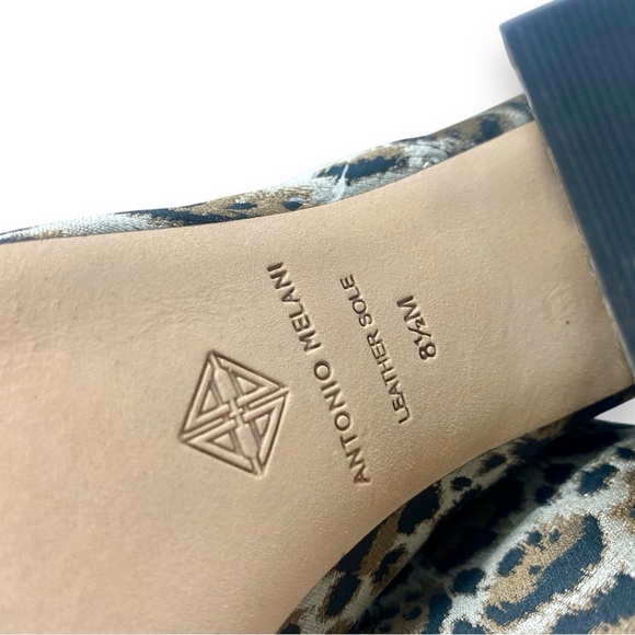 Antonio Melani Maxinee Animal Print Block 3" Heel Ankle Boots Size 8.5M - Picture 14 of 14